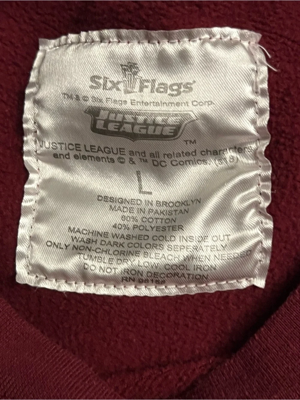 Six Flags The Flash Justice League Sweater